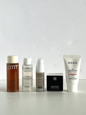 Korean Skincare IOPE HERA PRMR Travel Trial Kit Essence Serum Ampoule Sunscreen